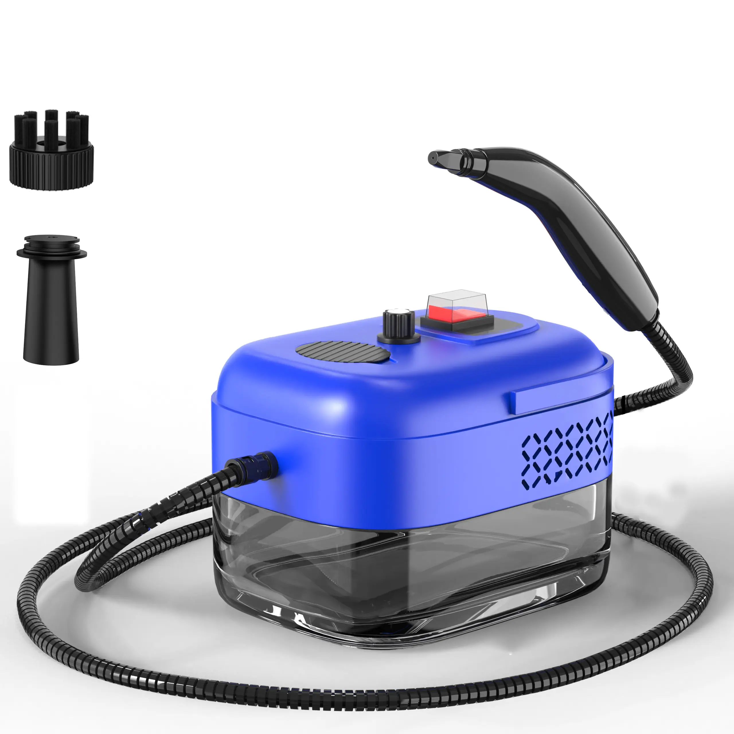 Steam cleaner, suitable for various scenarios including carpet cleaning, range hood, car interiors, kitchens, bathrooms, etc., also perfect for gifting to friends