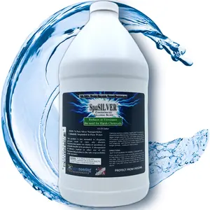 SpaSILVER Concentrated True Colloidal Silver Hot Tub / Spa Water Treatment - 1/2 Gallon (64 Fl Oz) in a BPA-Free Plastic Jug