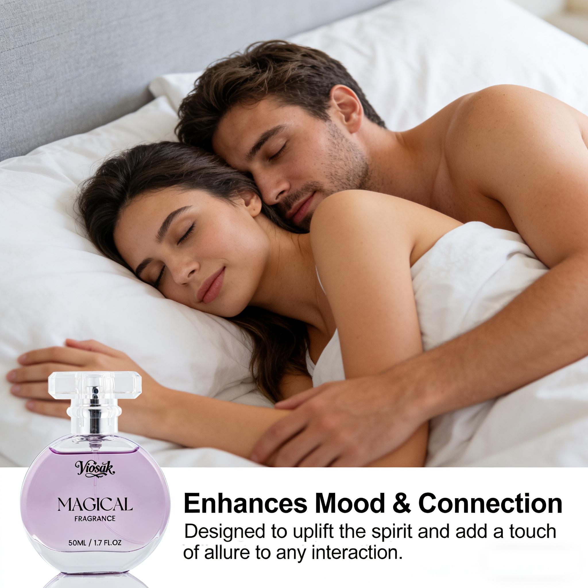 Viosak Magical Fragrance Parfum for Women & Men 50ml (1.65 fl. Oz)Lasting Long Lasting Fragrance for Dates & Daily Wear for Girlfriend boyfriend  Luxurious Gift Top note: Rose, Pink Pepper Middle note: Raspberry, Flower Base note: Papyrus, Amber