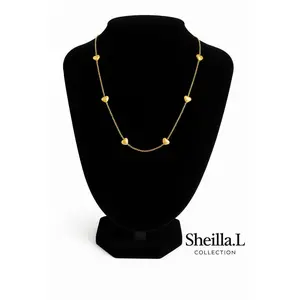 18k Gold Dainty Heart Necklace