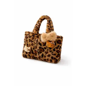 Leopard Luxe Plush Tote