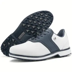 Golf Shoes Men Professional Spikeless Golf Shoes Comfortable Walking Footwears for Golfers Professional non slip casual shoes, fashionable and atmospheric hiking shoes suitable for walking on grass