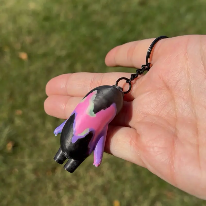 CS2 Collectible Keychain - inspired on “Quick Silver”