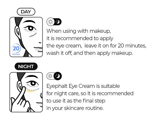 [Dr.Melaxin Official] Eyephalt Eye Cream | Eye Bag Remover Puffiness, Dark Circles, Wrinkles, Eye Skin Care EGF Anti-Aging, Niacinamide & Ceramide, 0.33 fl.oz