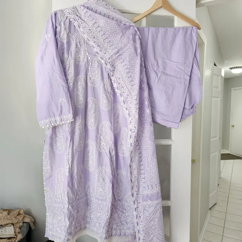 Women's Zellburry Embroidered Fabric 3-Piece Casual Dress Clothes Collection