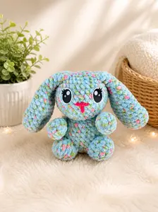 Cuddly Bunny - Blue & Pink