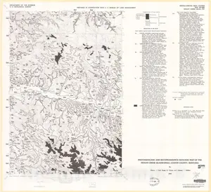 Hogan Creek Quadrangle, Montana - Geologic Quadrangle Map, 1984