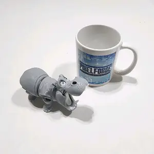 Flexi Factory 3D Printed Articulated Hippo