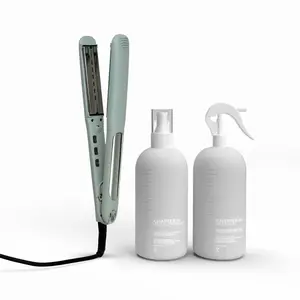 Titanium Flat Iron Hair Care Kit - leave in , thermal protection