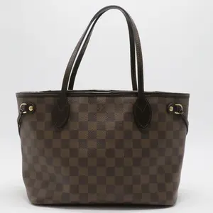 Pre-owned Louis Vuitton Canvas Shoulder Bags Damier Ebene Neverfull PM