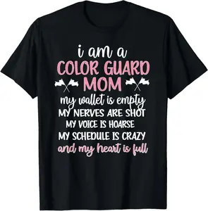 Color Guard Mom Of A Color Guard Member Mama T-Shirt
