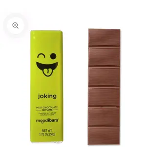Moodibars Joking Creamy Milk Chocolate Keylime 1.75oz Bar Snack Dessert Sweet Bites Bonbon