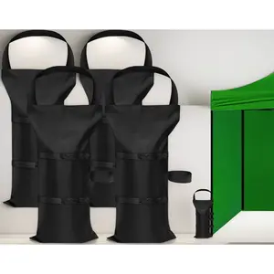 Heavy Duty Canopy Weight Sandbags 4PCS 150 LBS Capacity Fillable Weight Bags 50x23cm for Pop Up Tent Patio Gazebo Outdoor Umbrella