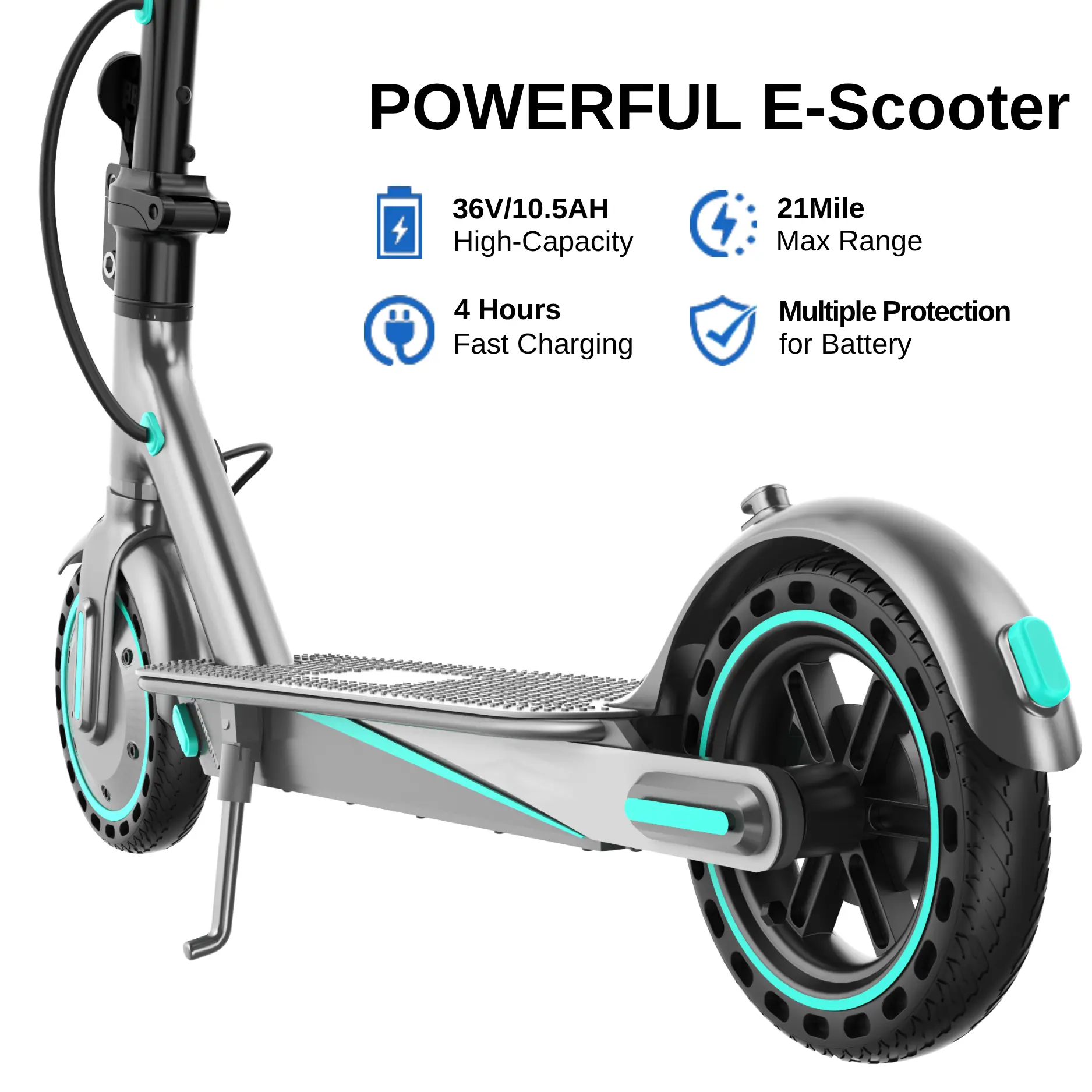 2026 US Unisex Modern Folding Electric Commuter Scooter for Adults, Outdoor/Cool Tech Gadgets, 350W Motor, 19 MPH Max Speed, 20-25 Mi Range, 8.5" Solid Tires, Adjustable Speed, Foldable, Dual Brake, Free Fast Charger, App Control, 120kg Capacity
