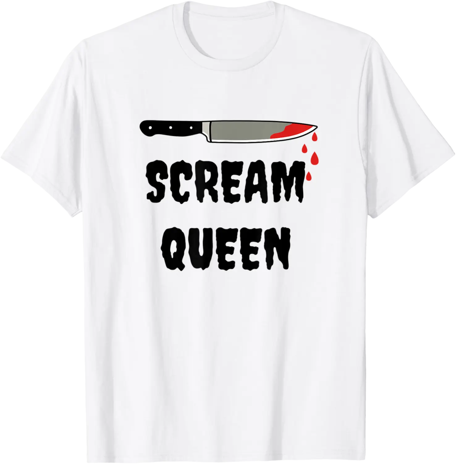 Scream Queen Horror Movies Fan Scream Queen Horror T-Shirt - 89B0BSVLY8KW