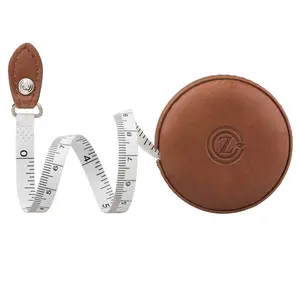 Sewing Tape Measure, Medical Body Cloth Tailor Craft Dieting Measuring Tape, 60 Inch/1.5M Dual Sided Retractable Ruler with Push Button Round