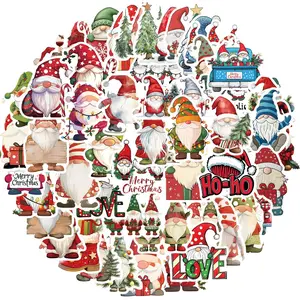 Gnome Sticker, 50pcs/set Self Adhesive Decorative Sticker, Waterproof Decor Sticker for Gift Greeting Card Water Bottle Laptop Phone, Ornaments