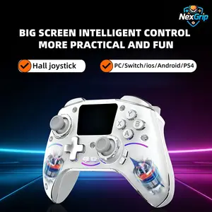 Elite Wireless Gaming Controller with Hall Effect Joystick 4 Programmable Back Buttons RGB Light for Enhanced Gaming Experience