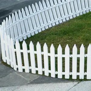 Small Plastic Fence, Durable & Easy Clean, Indoor Outdoor Garden Decor, Nursery Planter Box, Vegetable Patch, Christmas Decoration