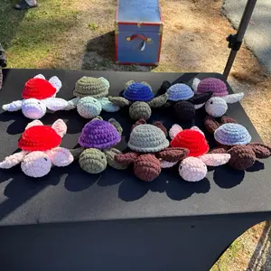 DIY Crochet Turtle Kit | Pick Your Colors | Intermediate Plush Craft Kit | Amigurumi Sea Animal | Includes Yarn & Tools