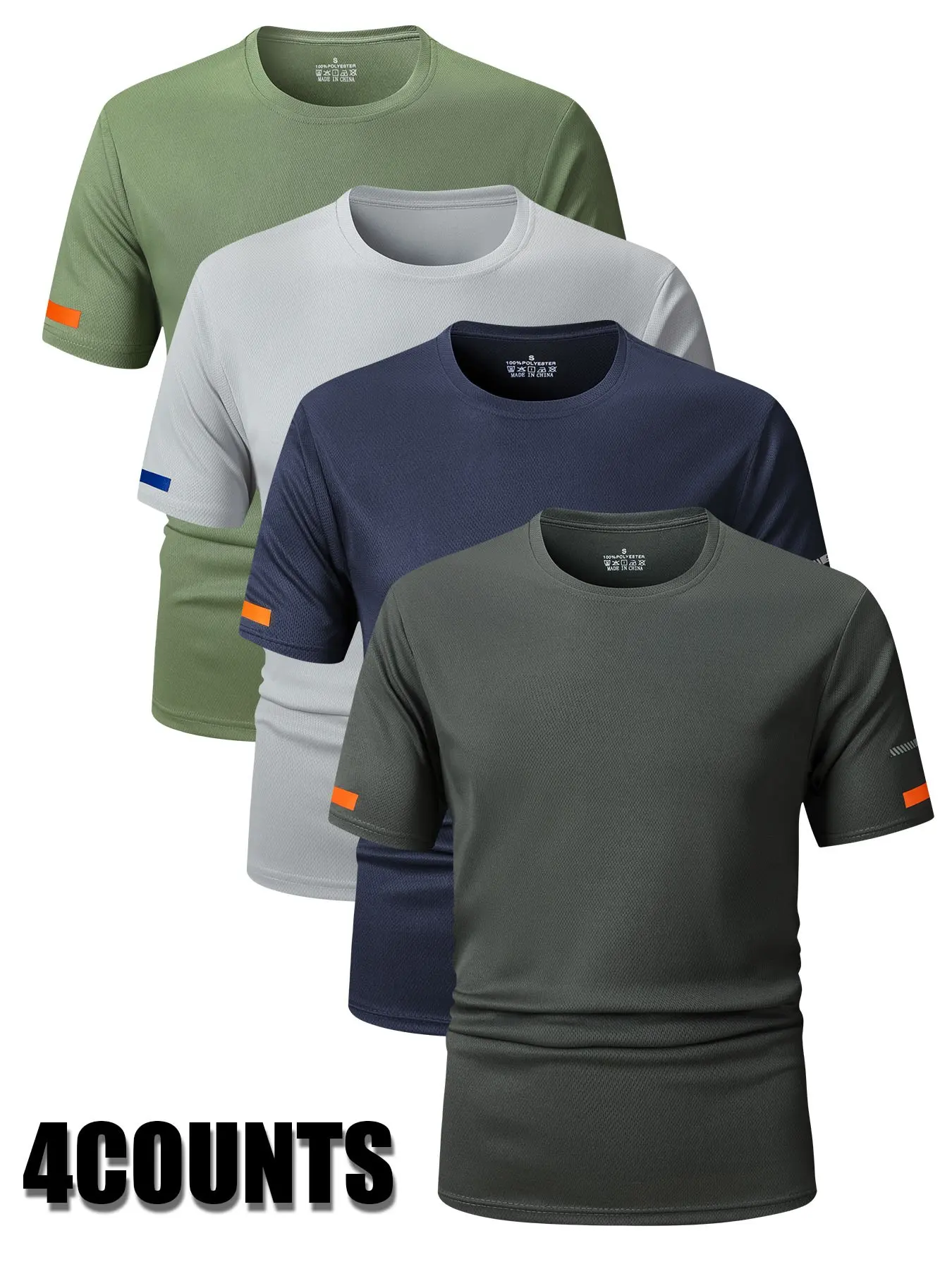 Men's Casual Loose Fit Short Sleeve T-Shirt, Gym tees, Athletic Workout Clothing, Athletic Training Apparel, Perfect for Outdoor Sports and Leisure Wear, Comfortable and Stylish Tee