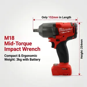 M18 18V 900Nm Impact  hardware drill kit Multi-Purpose Ratchet Wrench Set mechanic  high torque impact wrench machine power tool