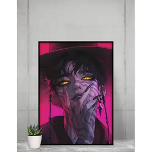 Sajaboys Jinu Kpop Demonhunters V3 Print Poster, Photo Picture Posters Room Decor Home Decorative(Poster only frameless) Unique Artwork Wall Decoration
