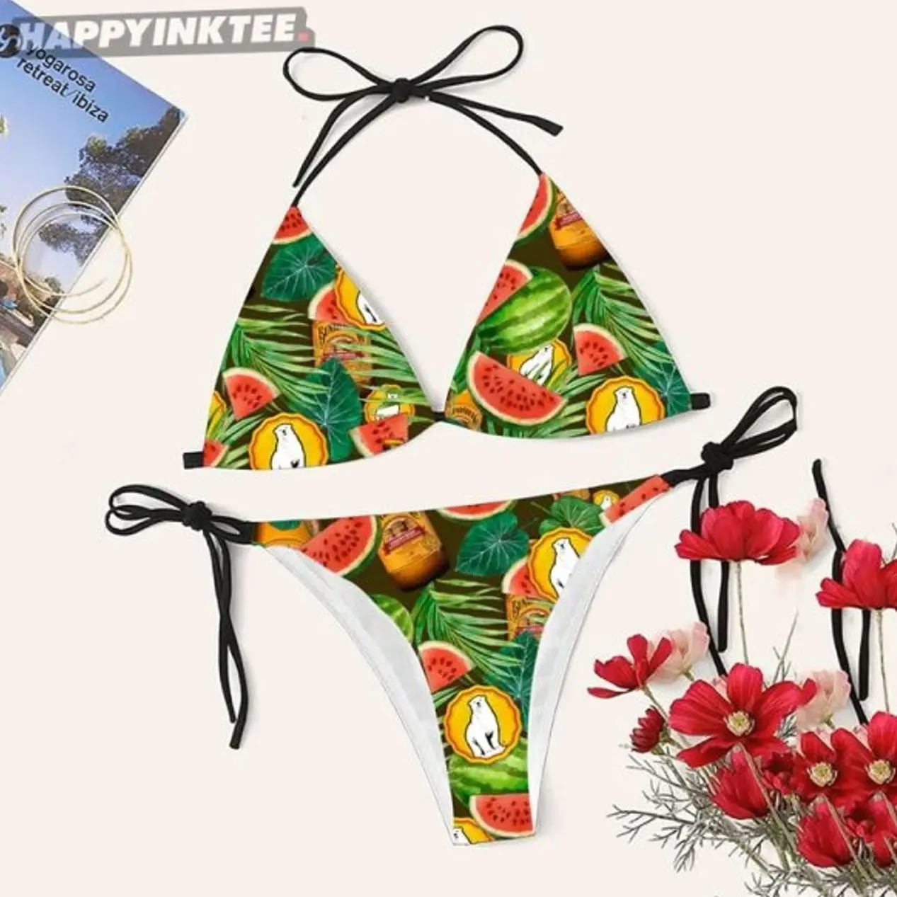 Bundaberg Watermelon Triangle Bikini Swimsuit C60