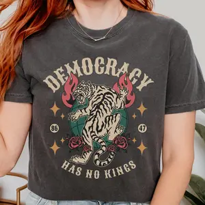 Subtle 8647 Anti Trump Comfort Colors Shirt, No Kings in America Subtle FDT Tee, Anti Billionaire Oligarchy Resist Revolution, DOGE Protest