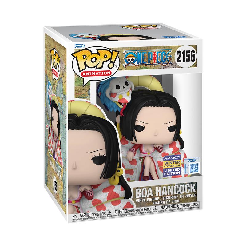 Funko Pop One Piece Boa Hancock on Throne Vinyl Figure Collectible Number 2156 Japanese Anime Series Character