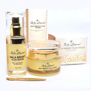 SalaBright Plus Serum & Cream Set  – Advanced Pigmentation Corrector for Dark Spots, Sun Spots, Melasma, and Freckles – Camu Camu Extract for Radiant Skin