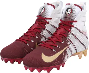 Florida State Seminoles Team-Issued White and Garnet Vapor 3 Nike Cleats from the Football Program - Size 12.5 - Fanatics Authentic Certified