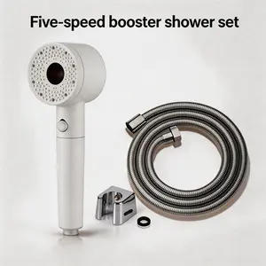 Easy Install Handheld Shower Set, Multi-Function Bathroom Accessories, Strong Water Pressure, Multiple Modes, Durable Abs Material, Includes 1.5m Hose