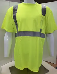 FX Class 3 High Visibilty Yellow Short sleeve safety shirt FX Class 3 High Visibilty Yellow Short sleeve safety shirt