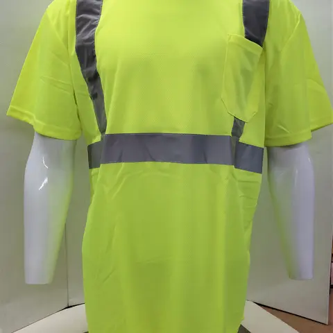 FX Class 3 High Visibilty Yellow Short sleeve safety shirt