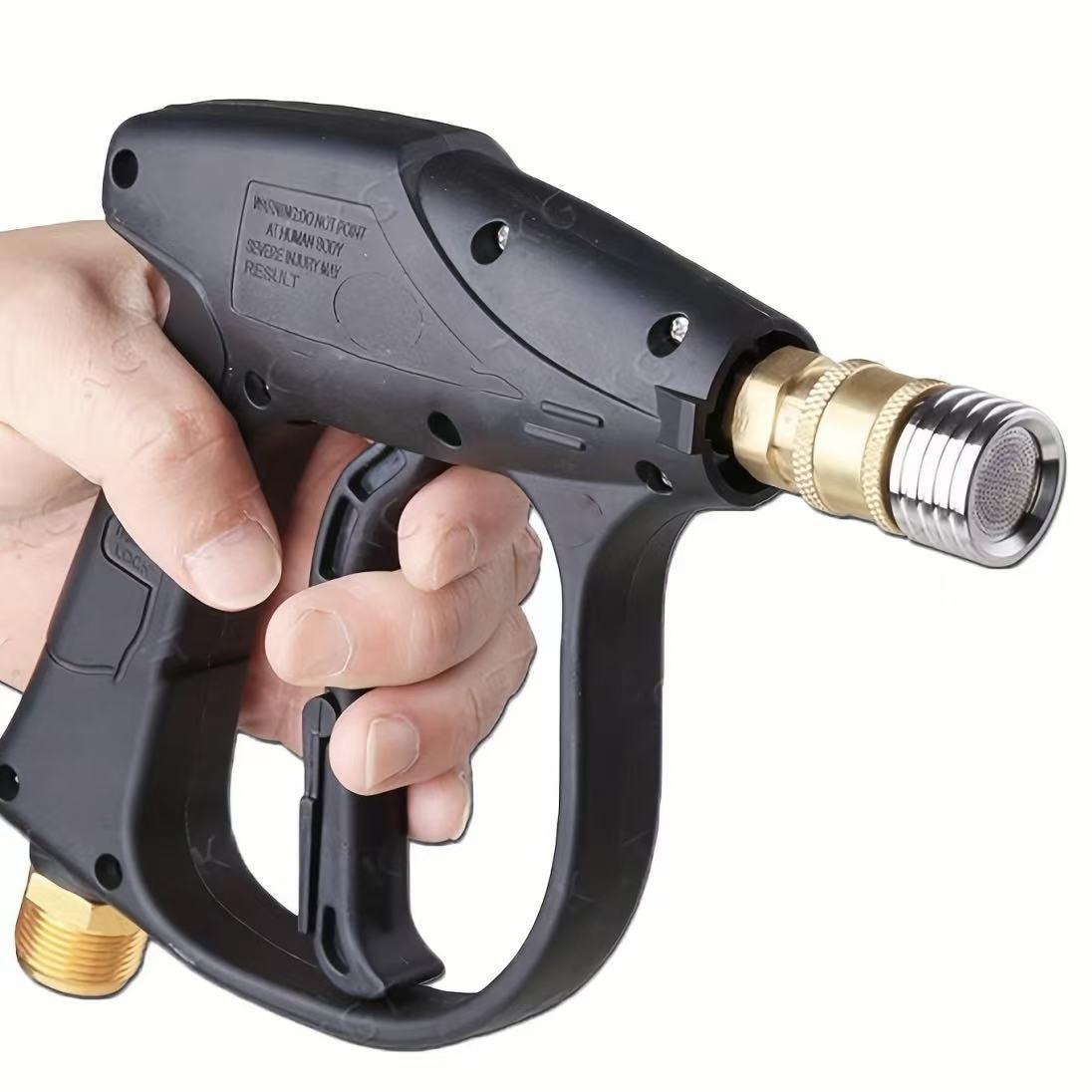 High-pressure cleaner nozzle, Spray nozzletips, suitable for car cleaning, gardens,driveways, Quick connect/disconnect,compatible with high-pressure cleaners andextension tubes, High Flow Nozzle