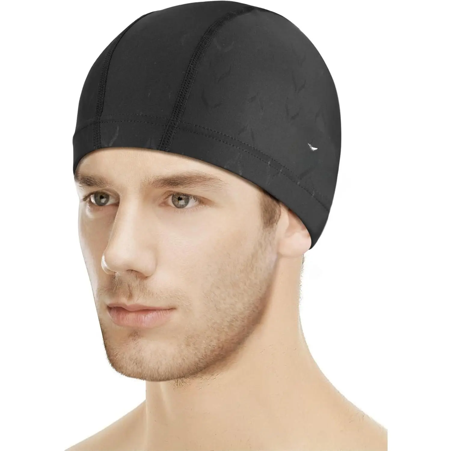 Fishtail Fabric Swim Cap for Men Women, Breathable High Elasticity Swimming Cap Hair Protection Quick Dry Soft for Long Hair Short Hair,  Boys and Girls