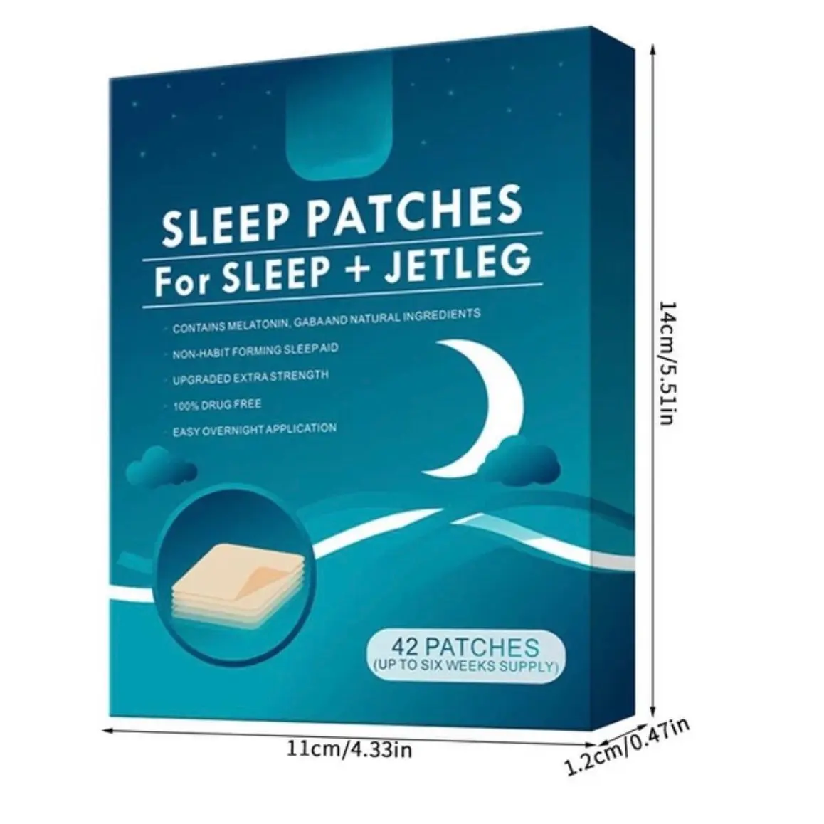Melatonin Sleep Patches- 42 patch bundle