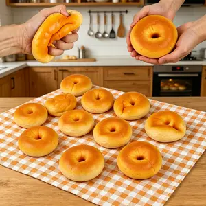 Soft Sticky Brioche Bread , Slow Bouncing Stress Relief Toy, Tactile Sensory Fidget for Office Desk Party Father’s Day Present,Mother's daygift