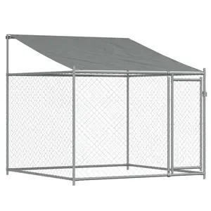 vidaXL Outdoor dog house, spacious pet pen, secure kennel, perfect for your garden or terrace 172559