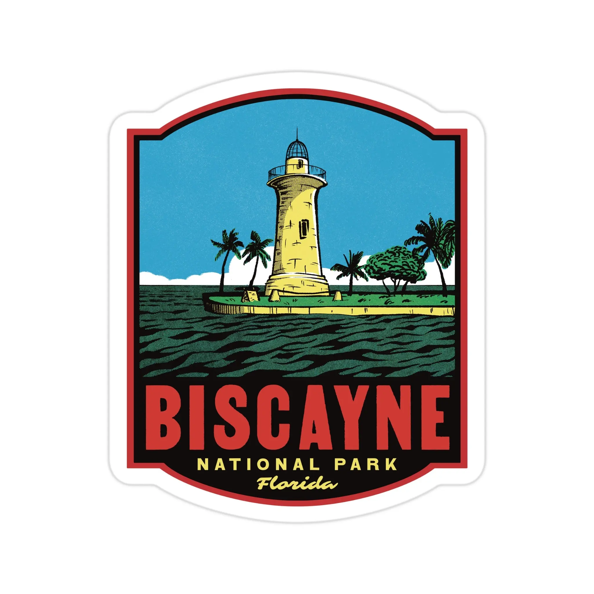 Biscayne National Park Florida - Vinyl Sticker