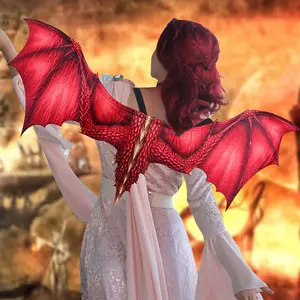 Dragon Wings Costume Accessory, Perfect for Halloween Party Decoration & Performance Props, Durable Design for All Occasions