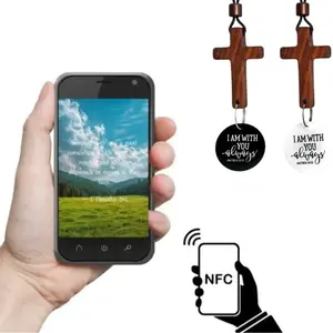 2PCS/Set Christian Car Cross Ornament – Bible Verse "I Am With You Always" Rearview Mirror Hanging Decoration, Spiritual & Practical Auto Accessories Car Accessory