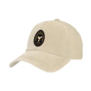 Snoopy Dad's Body Shop Faux Suede Patch Adult Cap