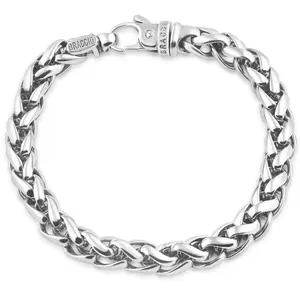 Men's 8.5" Solid 14k Gold (55 grams) or Platinum (88 grams) Link Bracelet
