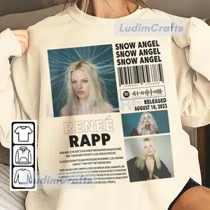 Renee Rapp Music Merch Sweatshirt, Snow Angel Renee Album 90s Tee, Renee Rapp Tour 2024 Gift Bootleg Inspired Sweatshirt, Country Music