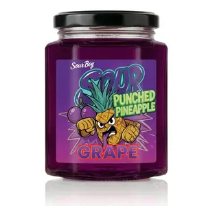 Sour Kool Aid Pineapples - Cherry, Grape, Blue Raspberry - with Sour Powder