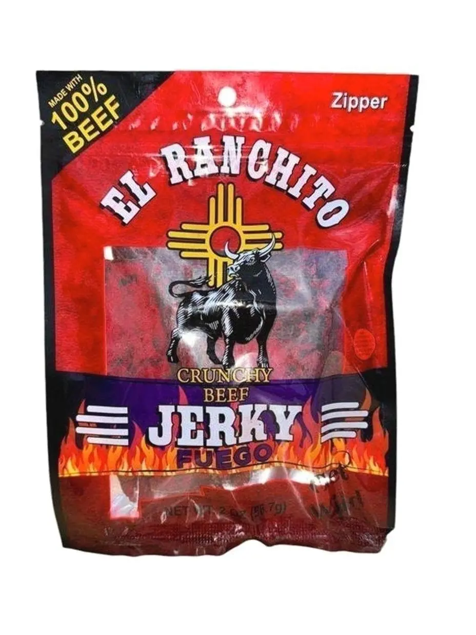 Fuego El Ranchito Crunchy Beef Jerky Net Wt. 2 oz