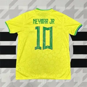 2022 Home Retro No.10 Neymar Short sleeve Soccer Jersey