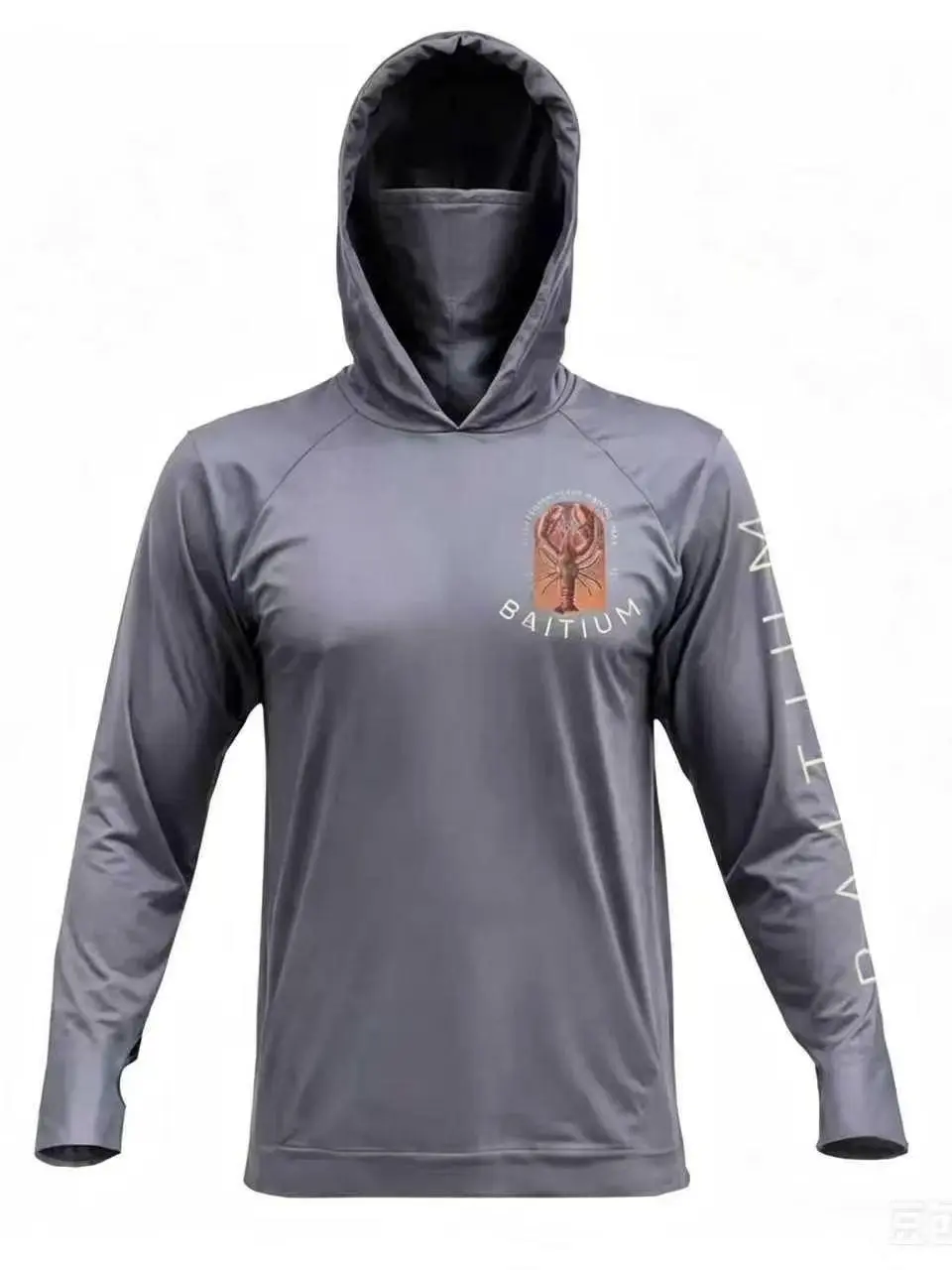 2026 Summer New Men's Fishing Clothes, Lightweight, Breathable, Quick-Drying Long-Sleeve Fishing Hoodie, Long-Sleeve Lure Fishing Shirt ocean design Outdoor Uv Protection casual jacket sport construction face mask quick-dry sleeve shirt